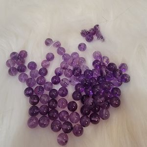 7mm Amethyst loose beads